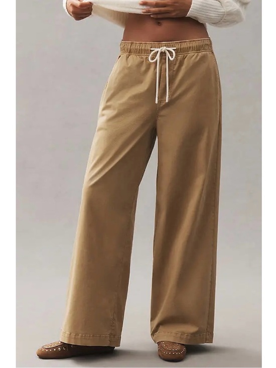 Pilcro Pants - PILCRO Tie-Waist Pull-On Pants in Lark Size S